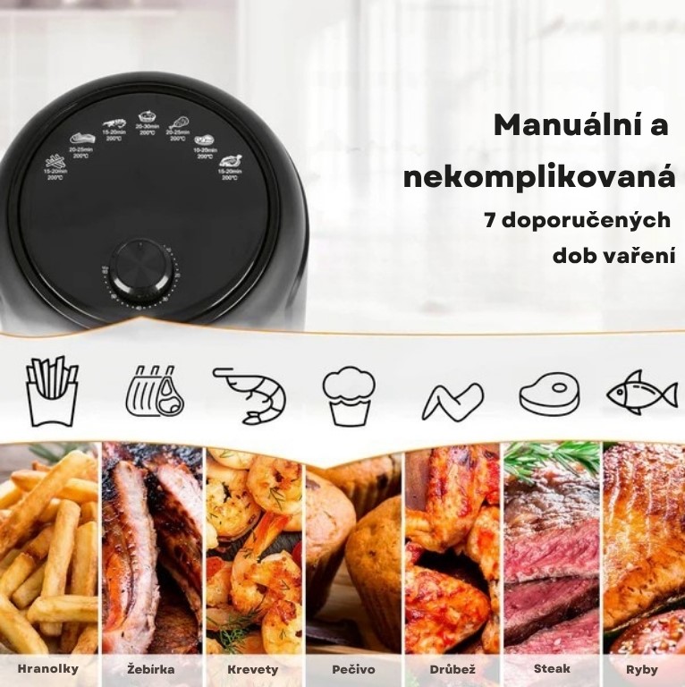 GourmetMaxx Horkovzdušná fritéza 12251 (5)